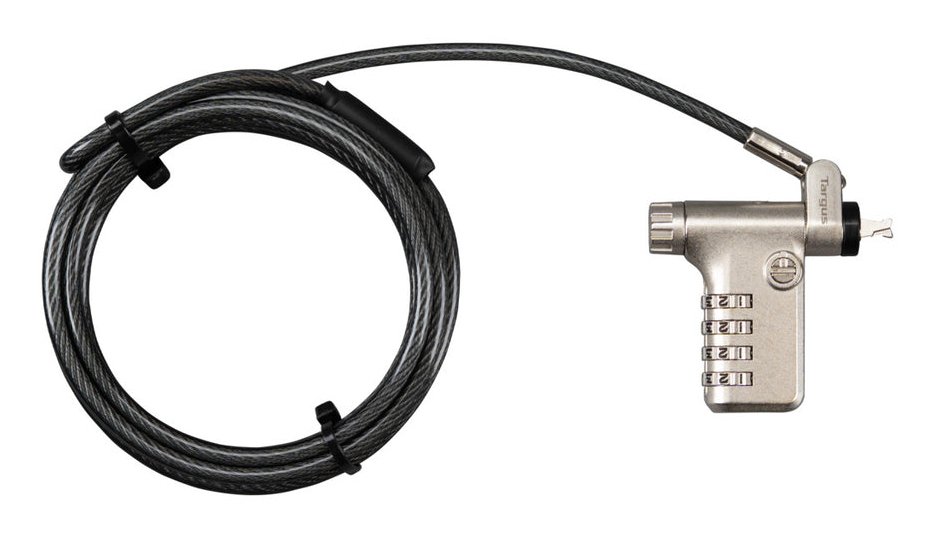 Targus DEFCON Ultimate Universal Hybrid Resettable & Serialized Combination Lock ASP106RGLX25S