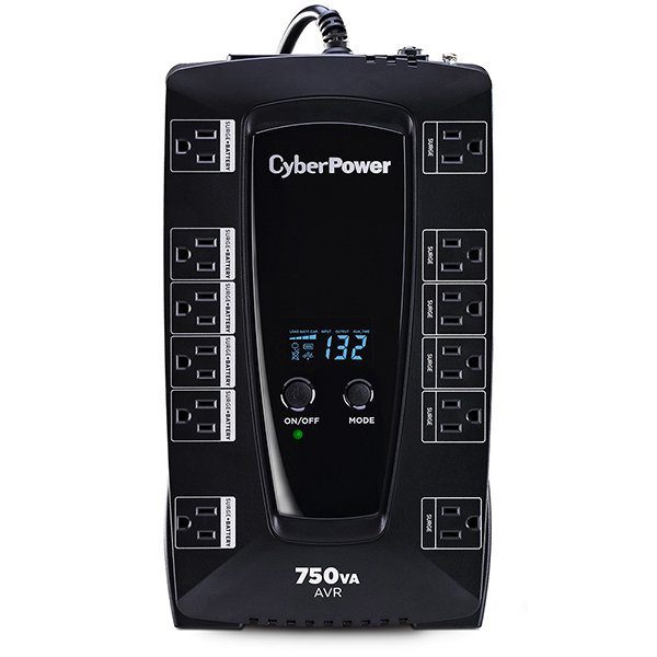 CyberPower AVRG750LCD uninterruptible power supply (UPS) Line-Interactive 0.75 kVA 450 W 12 AC