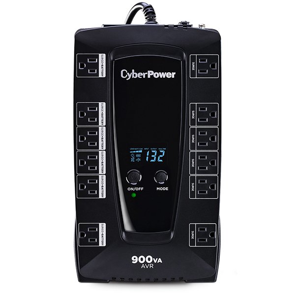 CyberPower AVRG900LCD uninterruptible power supply (UPS) Line-Interactive 0.9 kVA 480 W 12 AC