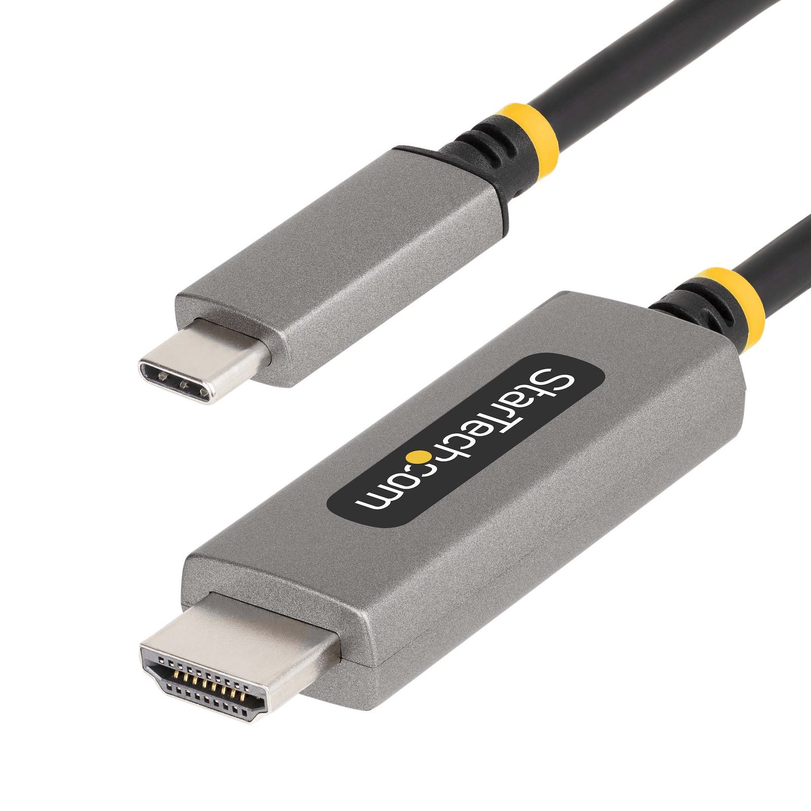 StarTech.com 3.3ft (1m) USB-C to HDMI Adapter Cable, 8K 60Hz, 4K 144Hz, HDR10, USB Type-C 2.1 Video 134B-USBC-HDMI211M