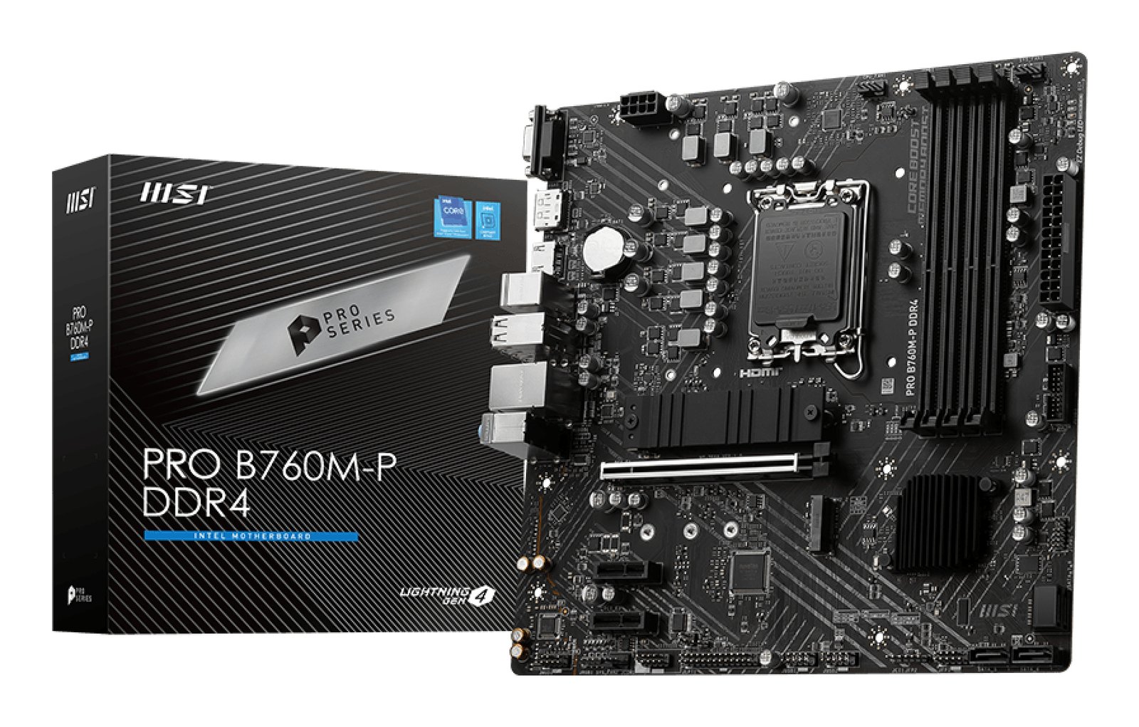 MSI PRO B760M-P DDR4 motherboard Intel B760 LGA 1700 micro ATX B760MP