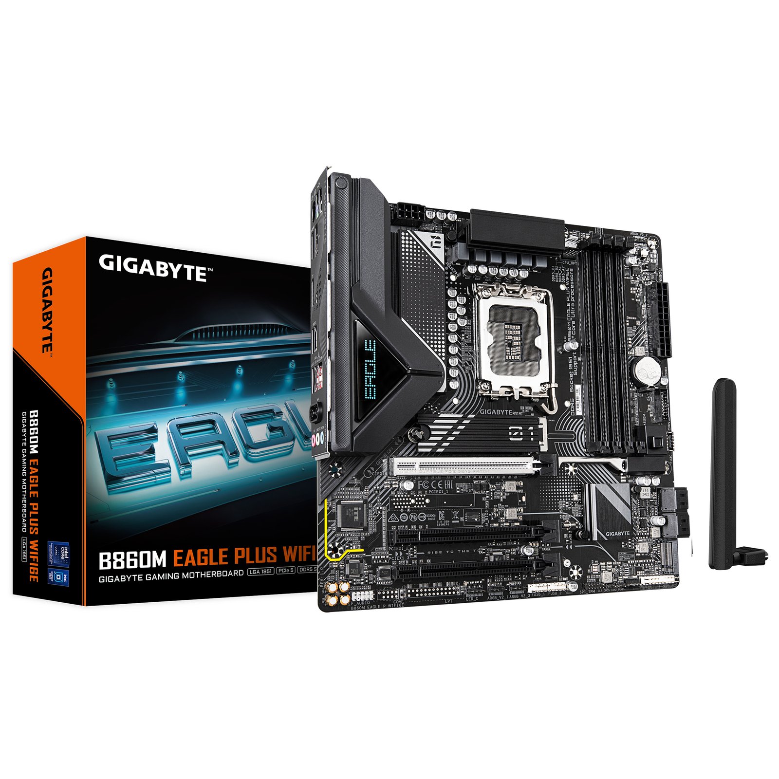 Gigabyte Technology B860M EAGLE PLUS WIFI6E Intel B860 LGA 1851 (Socket V1) micro ATX B860M EAGLE P WIFI6E