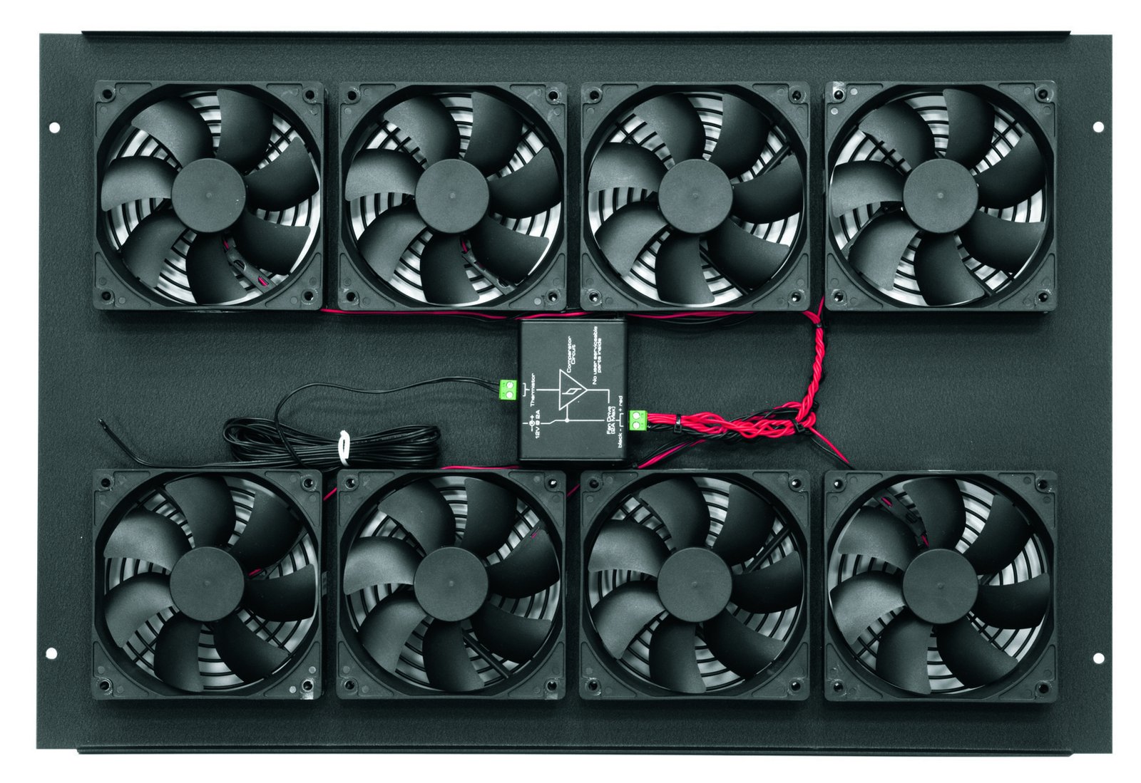 Middle Atlantic 552 CFM Fan Top, with Controller for BGR Series BGR-552FT-FC