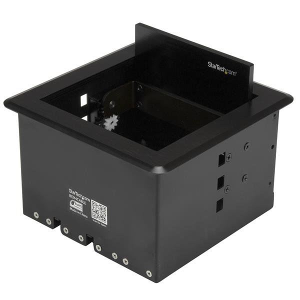 StarTech.com Conference Table Cable Management Box - Top - Room AV - Connectivity BOX4CABLE