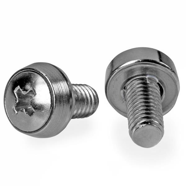 StarTech.com 100-Pack M6 12mm Screws, Mounting for 19" or 10" Server Racks, Cabinets and CABSCREWSM62
