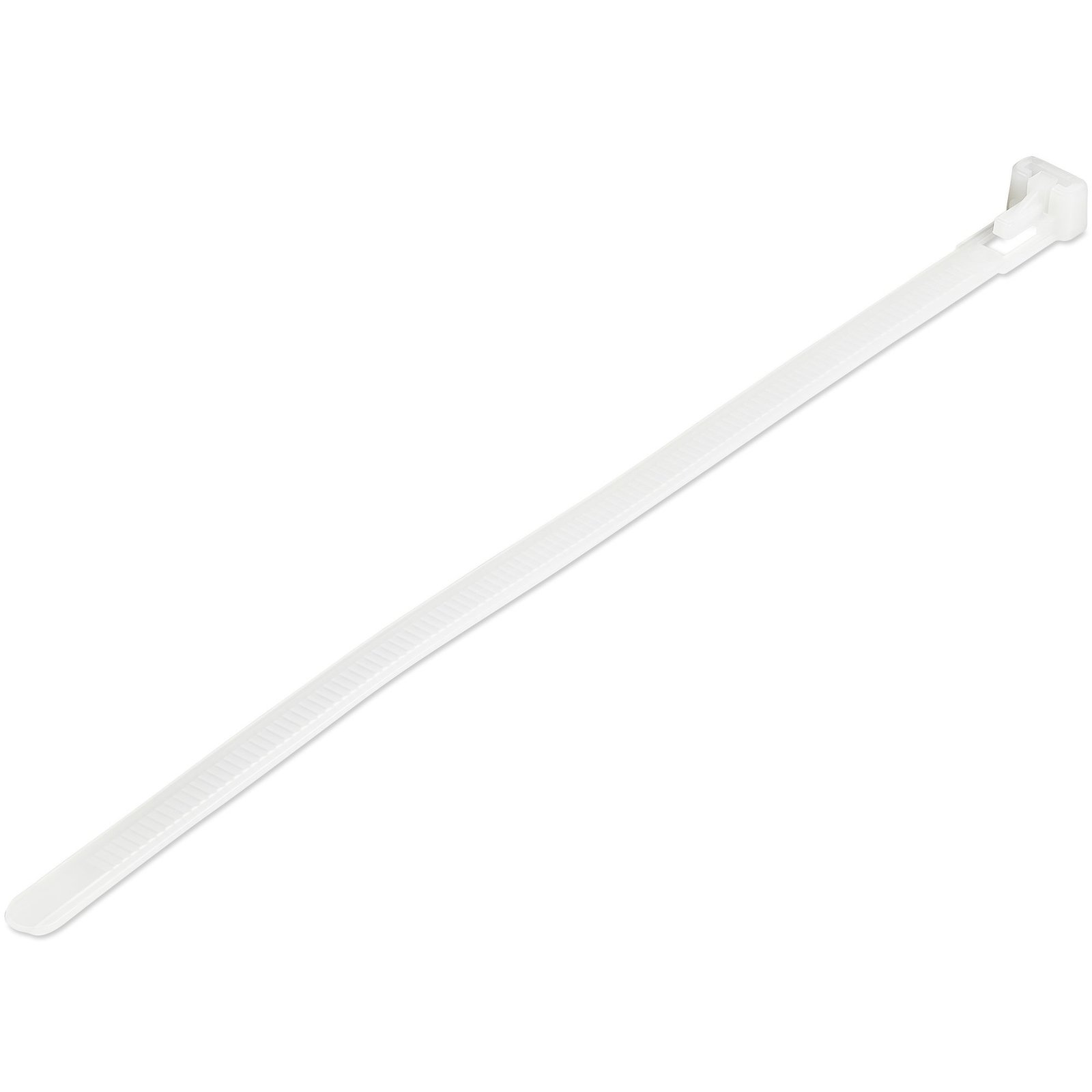 StarTech.com 8"(20cm) Reusable Cable Ties - 1/4"(7mm) wide, 1-7/8"(50mm) Bundle Dia. 50lb(22kg) CBMZTRB8