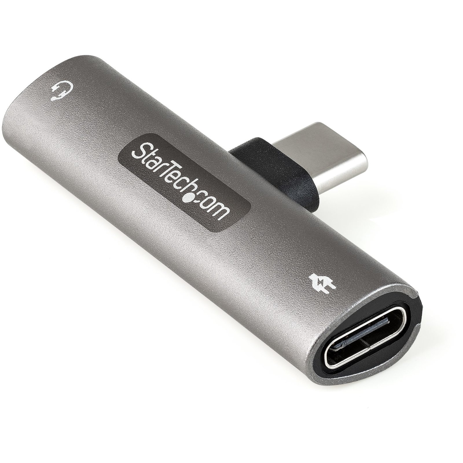 StarTech.com USB C Audio & Charge Adapter - USB-C w/ 3.5mm TRRS Headphone/Headset Jack and 60W CDP235APDM