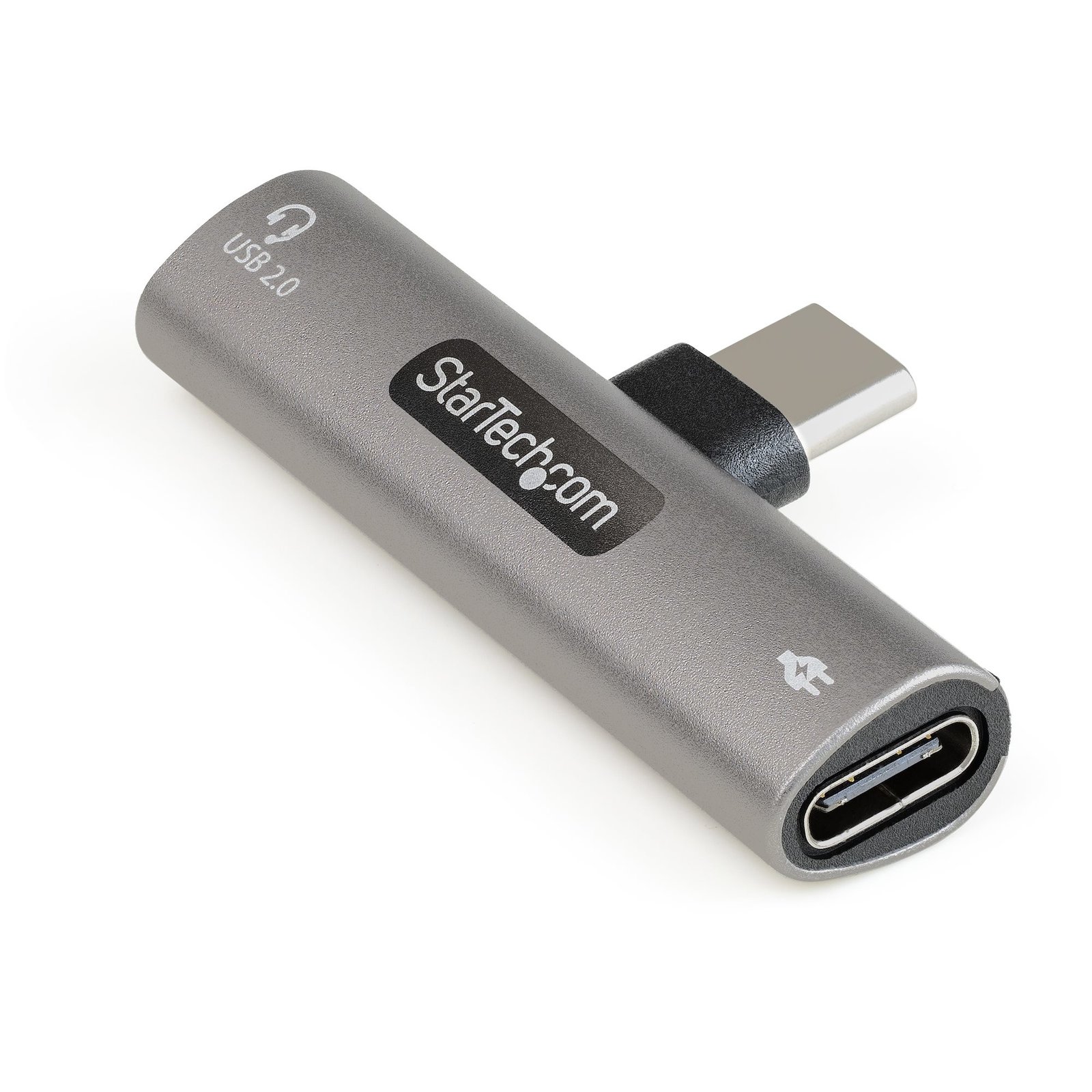 StarTech.com USB C Audio & Charge Adapter - USB-C w/ Headphone/Headset Port and 60W Type-C Power CDP2CAPDM