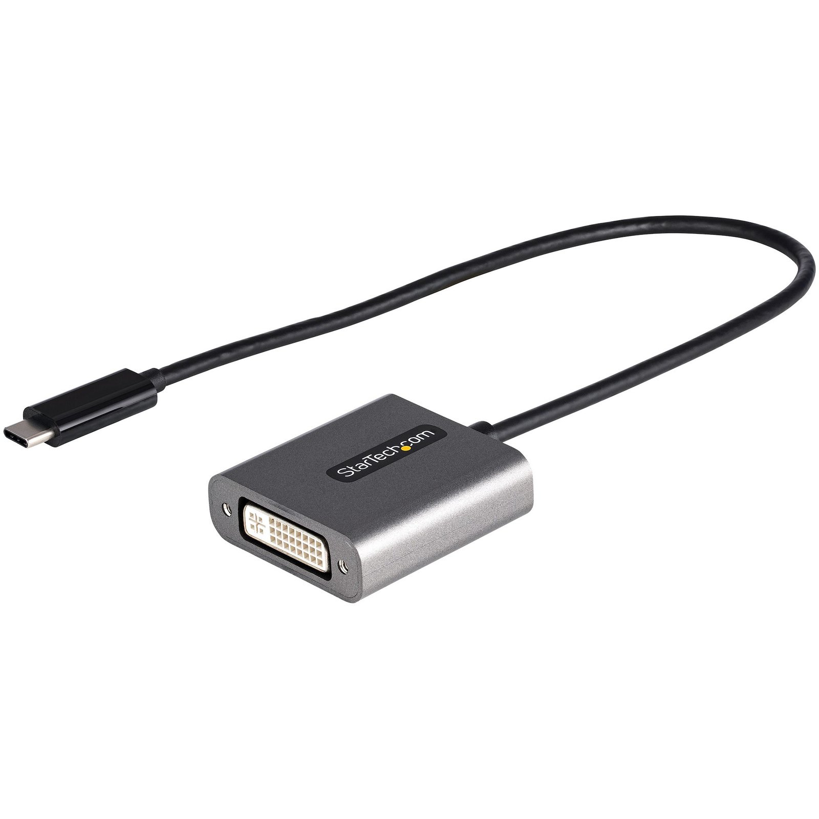 StarTech.com USB C to DVI Adapter - 1920x1200p USB-C DVI-D Dongle - Type Display/Monitor - Video CDP2DVIEC