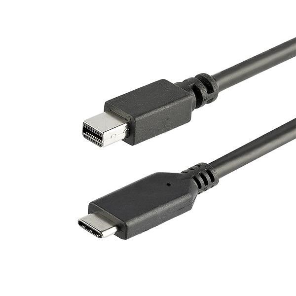 StarTech.com 3.3 ft (1m) USB-C to Mini DisplayPort Cable - 4K 60Hz - Black CDP2MDPMM1MB