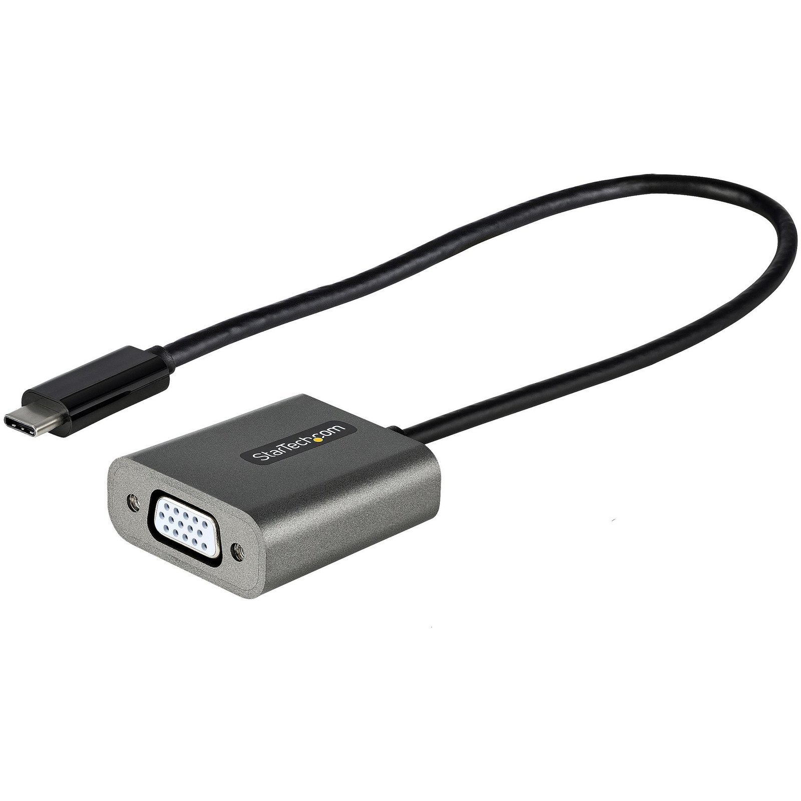 StarTech.com USB C to VGA Adapter - 1080p Type-C Dongle - USB-C (DP Alt Mode) Monitor/Display Video CDP2VGAEC