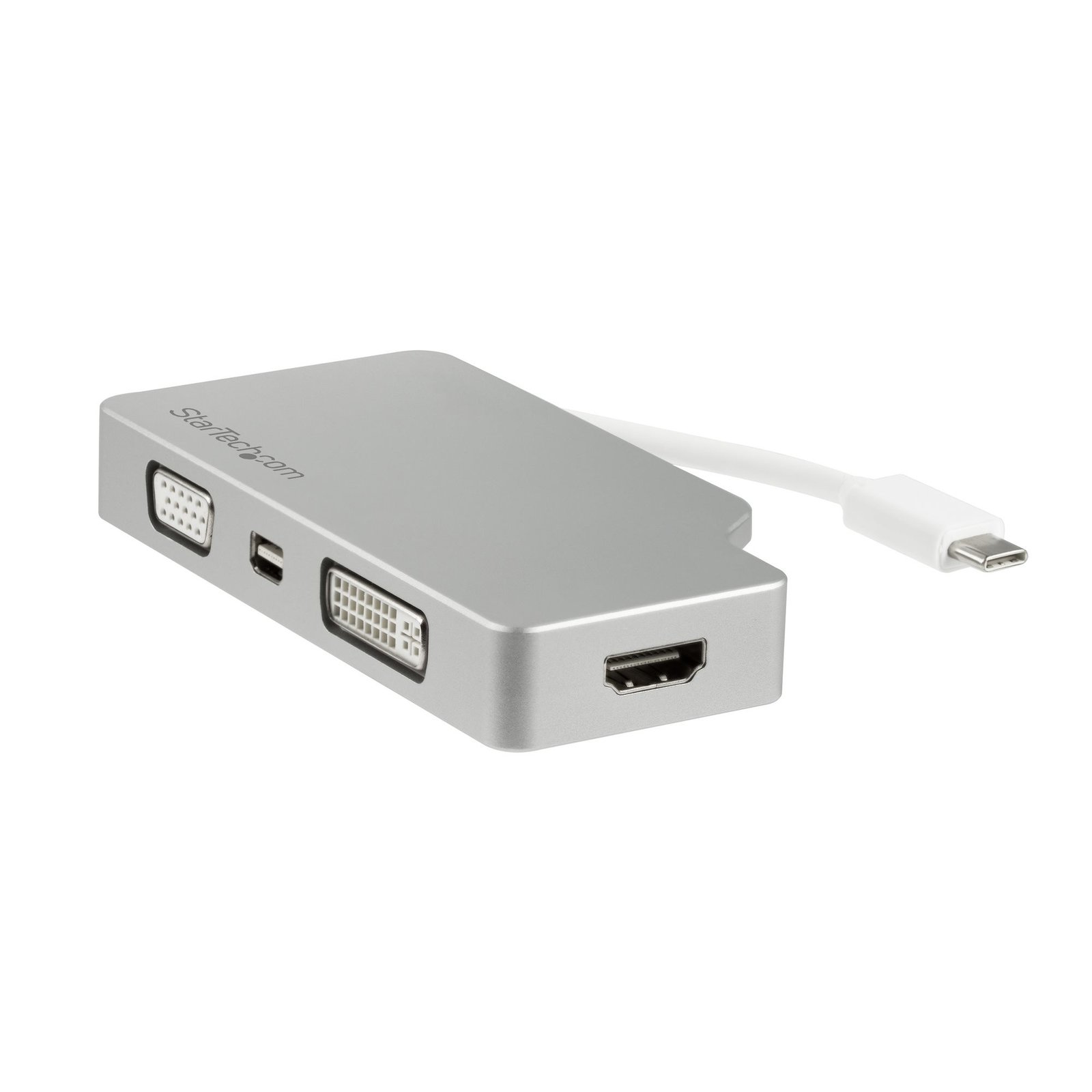 StarTech.com USB C Multiport Video Adapter with HDMI, VGA, Mini DisplayPort or DVI - Type Monitor CDPVGDVHDMDP