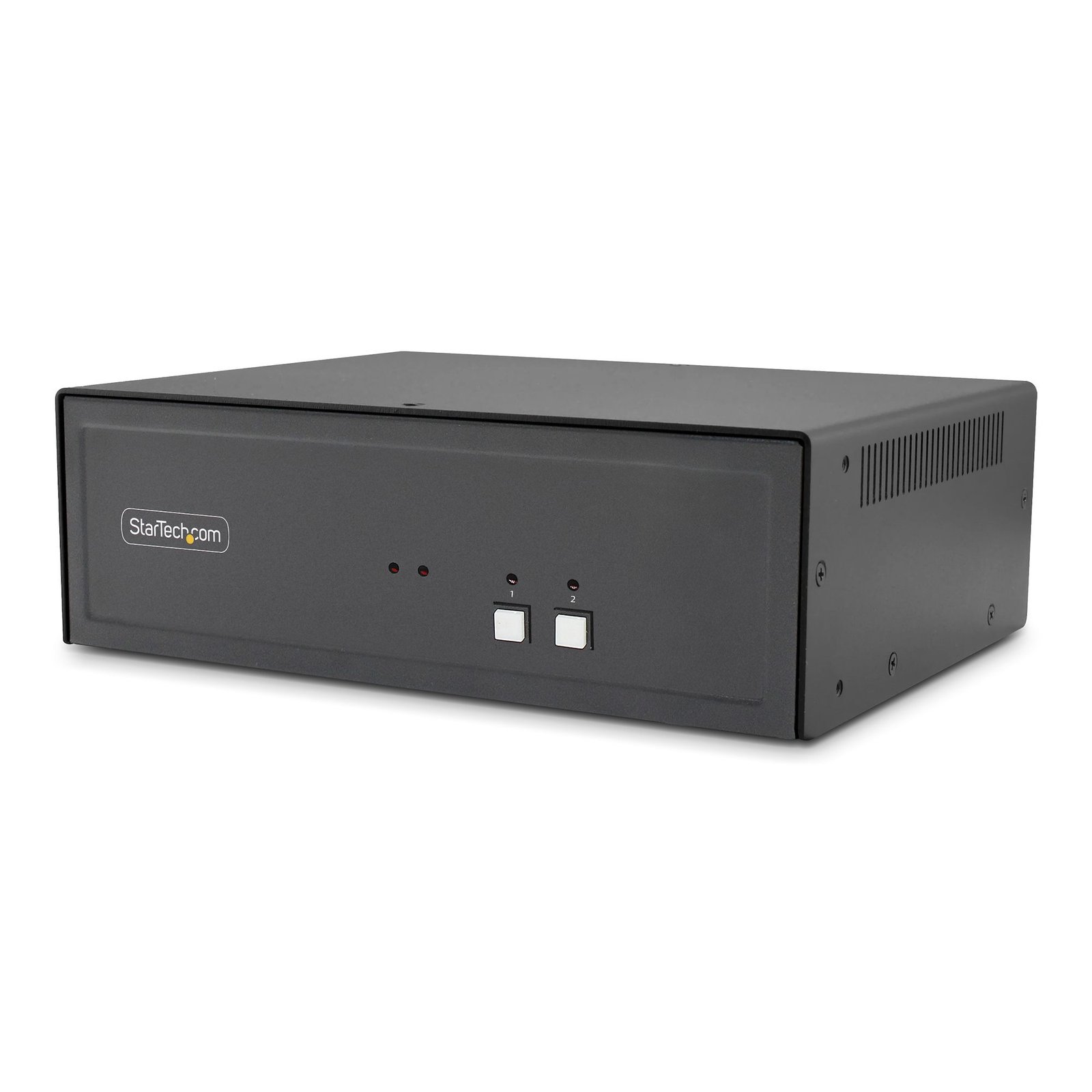 StarTech.com Secure 2-Port KVM Switch, DVI, NIAP 4.0 Desktop Metal Housing, CAC Port, Made in the CK4-D102C