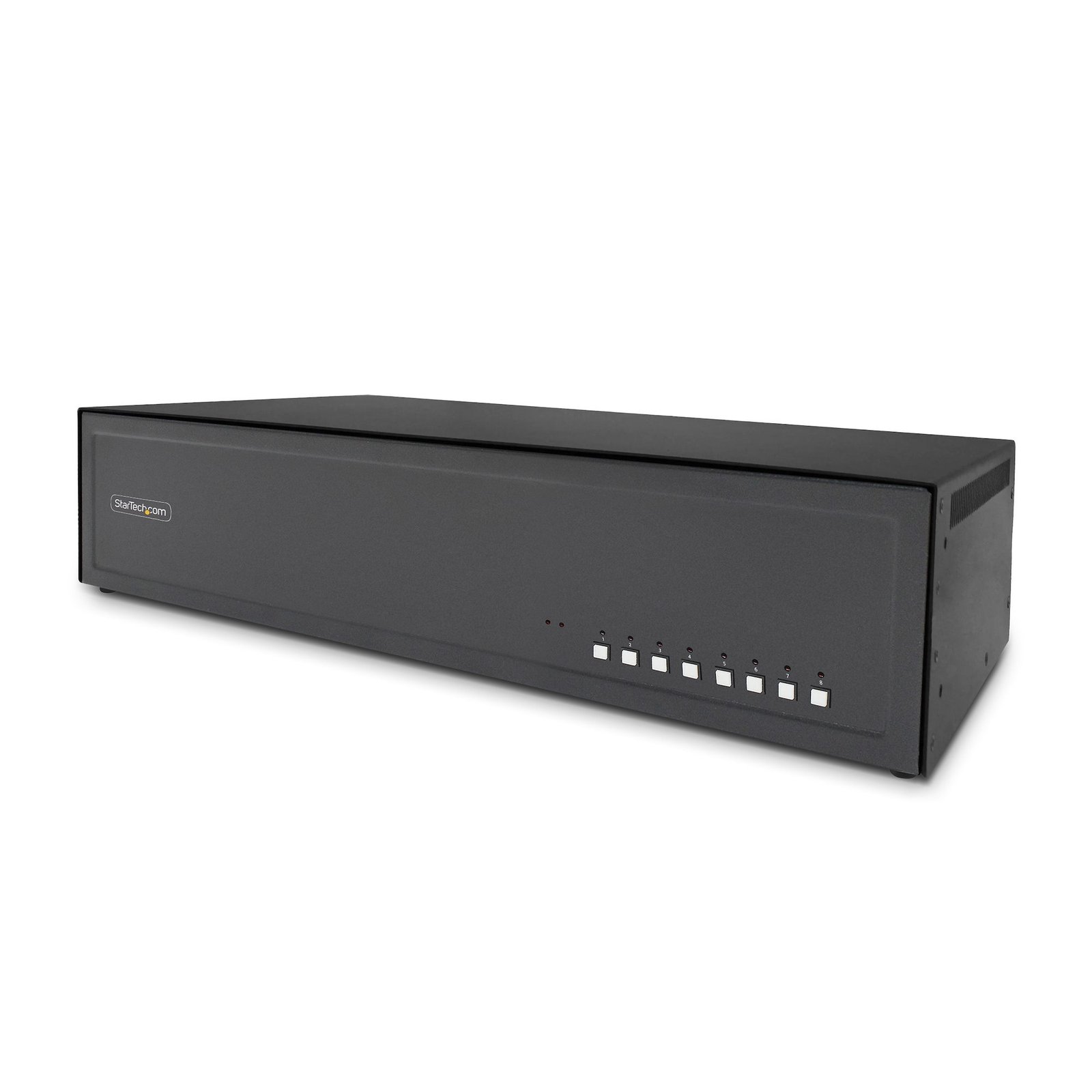 StarTech.com Secure 8-Port Dual-Monitor KVM Switch, DisplayPort, 4K 60Hz, NIAP 4.0 Desktop Metal CK4-P208