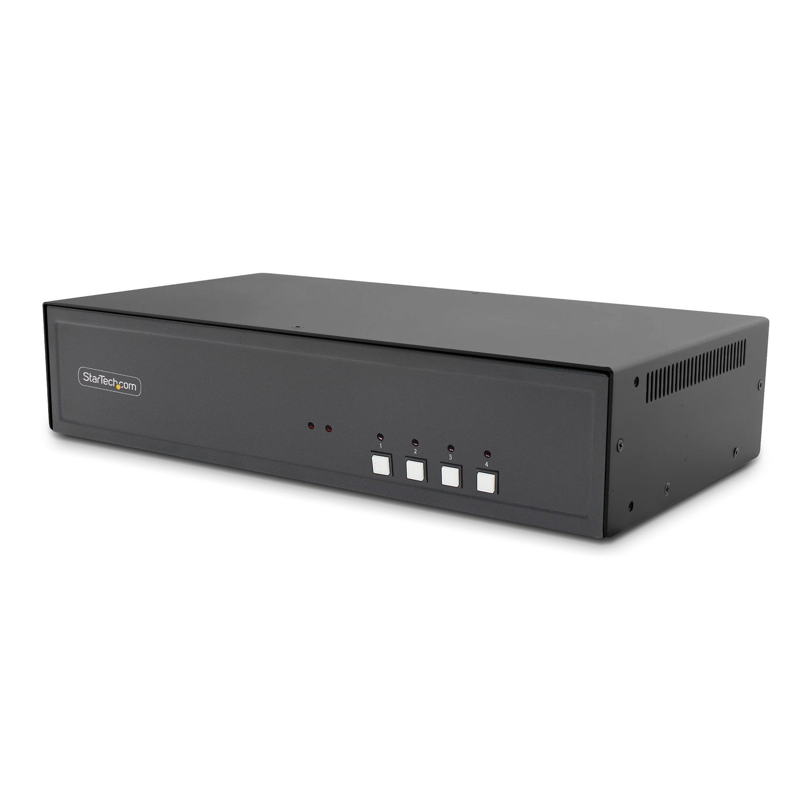 StarTech.com Secure 4-Port Quad-Monitor KVM Switch, 2x DisplayPort In to 4x HDMI Out, 4K 60Hz, NIAP CK4-PM204C