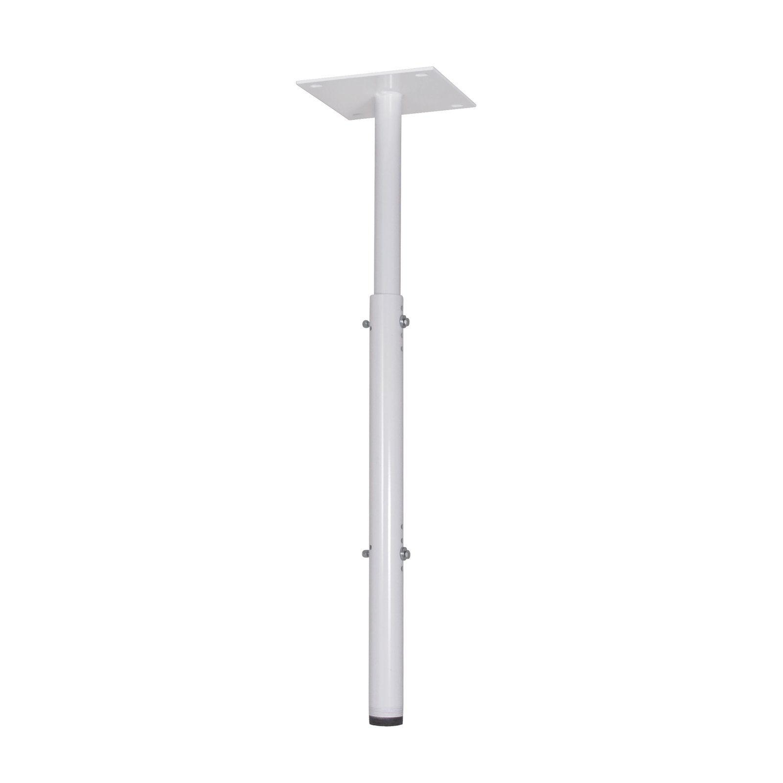 Chief 8 Inch (203 mm) Ceiling Plate with Adjustable 1.5 NPT Column in White CMA100W