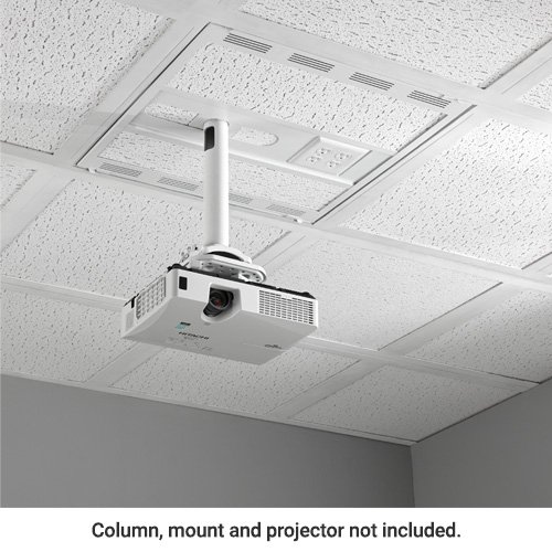 Chief 2' x Above Suspended Ceiling Storage Box with Column Drop CMS492C