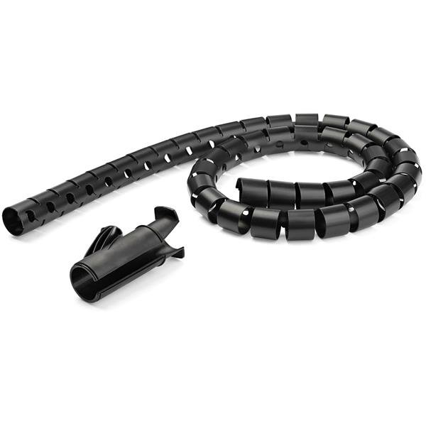 StarTech.com 2.5 m (8.2 ft.) Cable-Management Sleeve - Spiral - mm (1 in.) Diameter CMSCOILED2