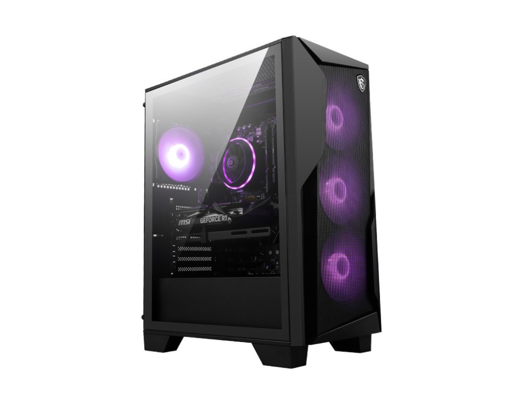 MSI CODEX Z2 B8NVM-800US PC/workstation AMD Ryzen™ 5 8400F 16 GB DDR5-SDRAM 1 TB SSD NVIDIA GeForce CodZ2B8NVM800