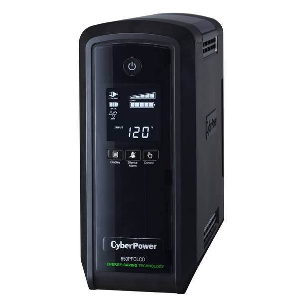 CyberPower CP850PFCLCD uninterruptible power supply (UPS) Line-Interactive 0.85 kVA 510 W 10 AC