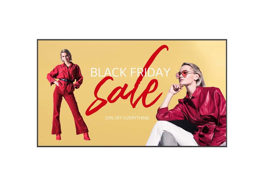 LG 110UM5K-B Signage Display Digital flat panel 2.79 m (110") LCD Wi-Fi 500 cd/m² 4K Ultra HD Black