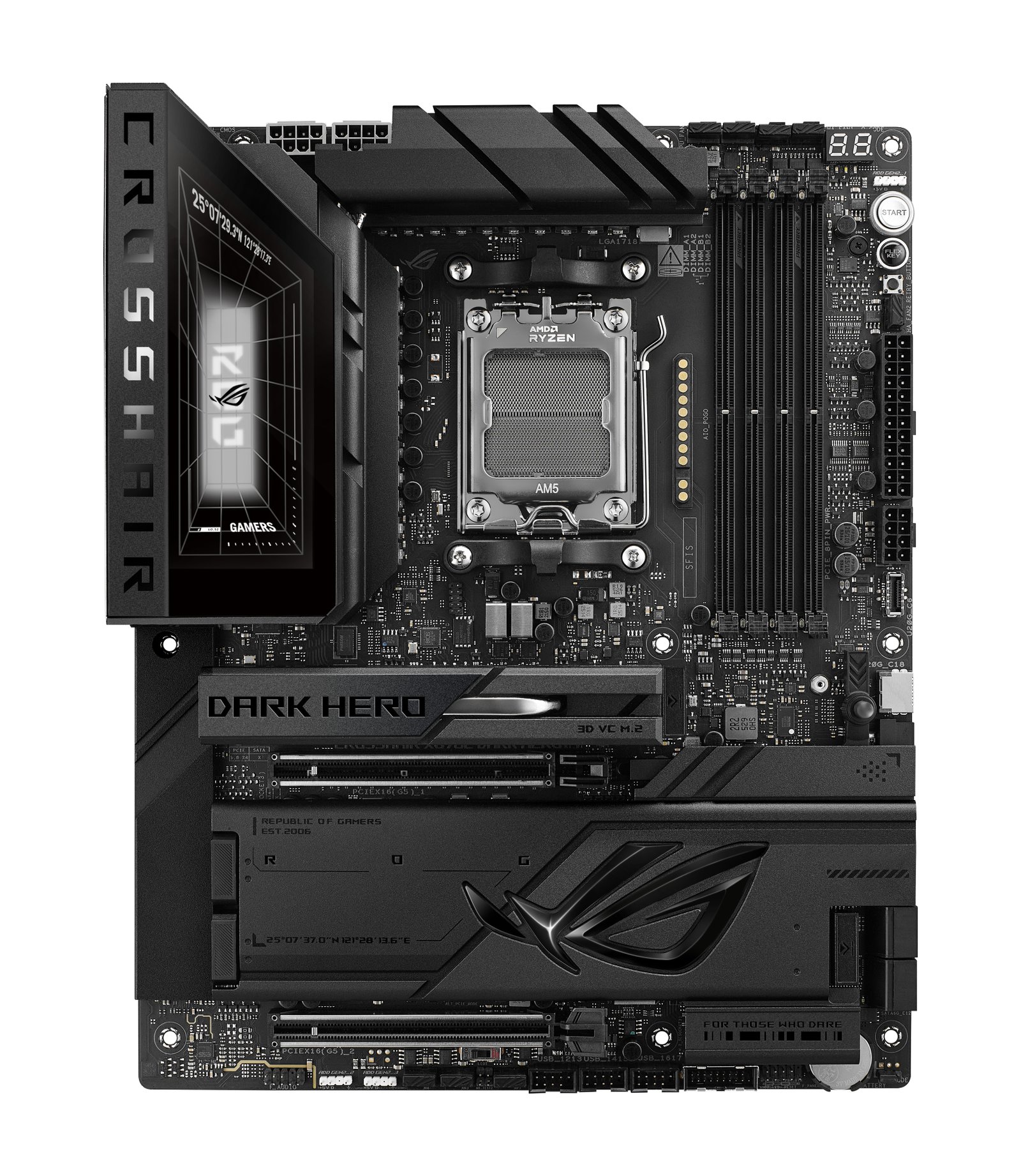 ASUS ROG CROSSHAIR X870E DARK HERO AMD Socket AM5 ATX ROGCrosshairX870EDARKHERO