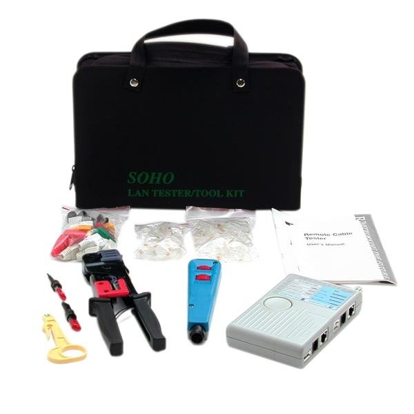 StarTech.com Professional RJ45 Network Installer Tool Kit with Carrying Case - TAA CTK400LAN