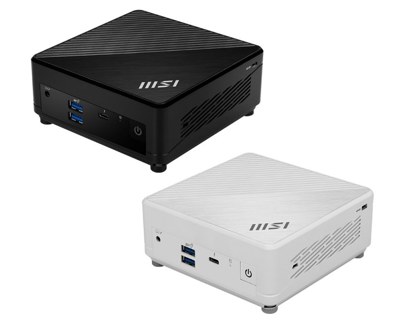 MSI Cubi 12M-016BUS Intel® Core™ i7 i7-1255U DDR4-SDRAM HDD+SSD Workstation Black, White CUBI512M016B