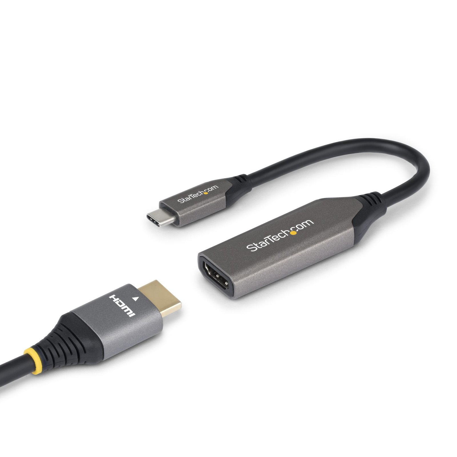 StarTech.com USB-C to HDMI Adapter, 8K 60Hz / 4K 120Hz, Thunderbolt / USB4 Compatible, USB C 2.1 112B-USBC-HDMI21