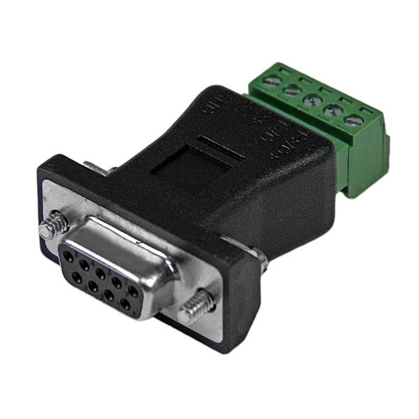 StarTech.com RS422 RS485 Serial DB9 to Terminal Block Adapter - TAA DB92422