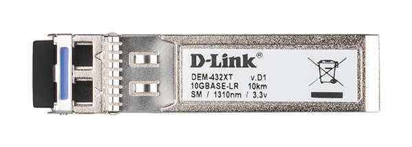 D-Link Systems 10GBase-LR SFP+ Transceiver, 10km DEM-432XT