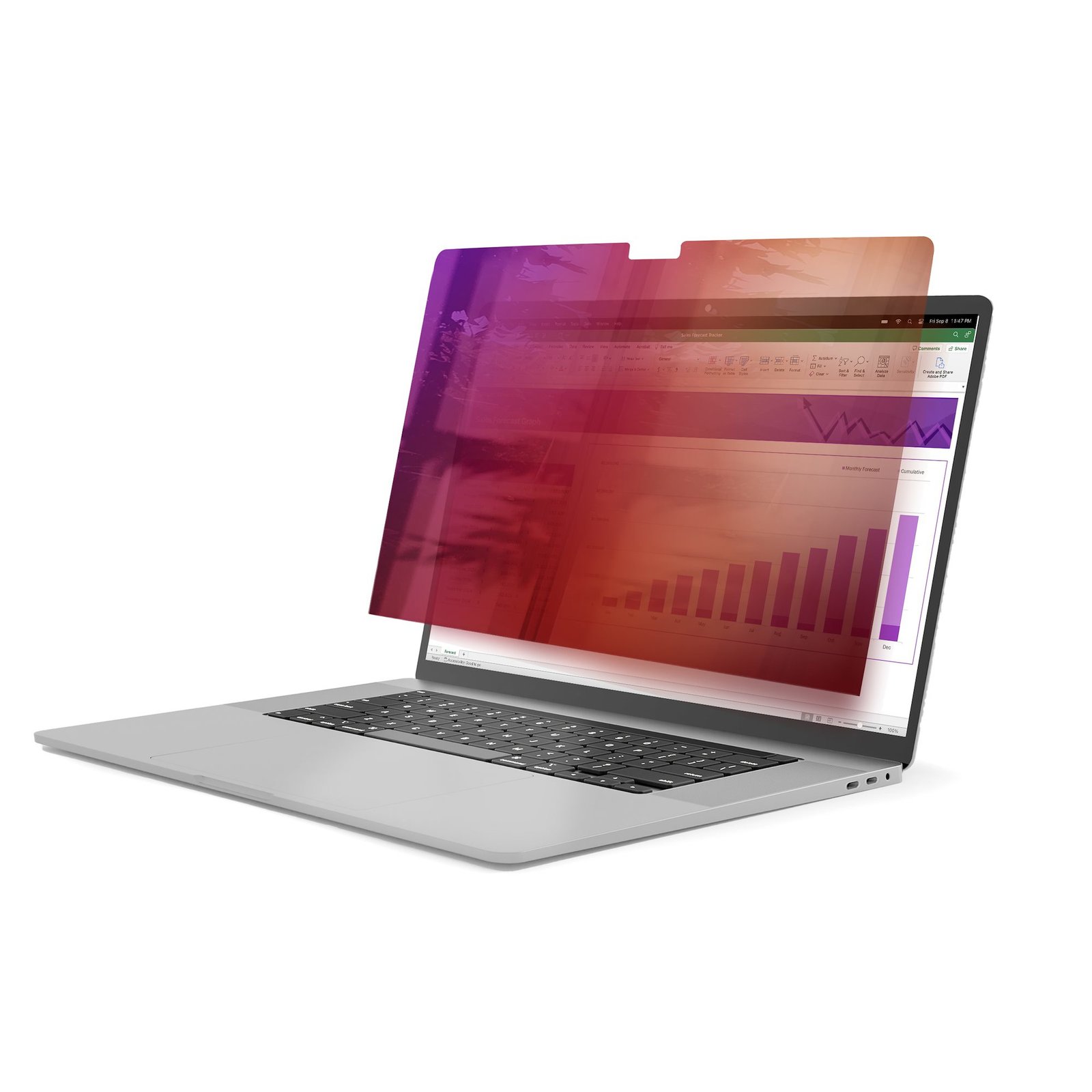 StarTech.com 14-inch MacBook Pro M1 M2 M3 M4 Laptop Privacy Screen, Blue Light Protector, 142MG-PRIVACY-SCREEN