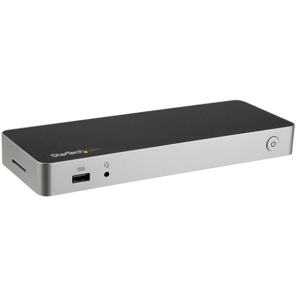 StarTech.com USB C Dock - Dual Monitor HDMI & DisplayPort 4K 30Hz - Type-C Laptop Docking Station DK30CHDDPPD