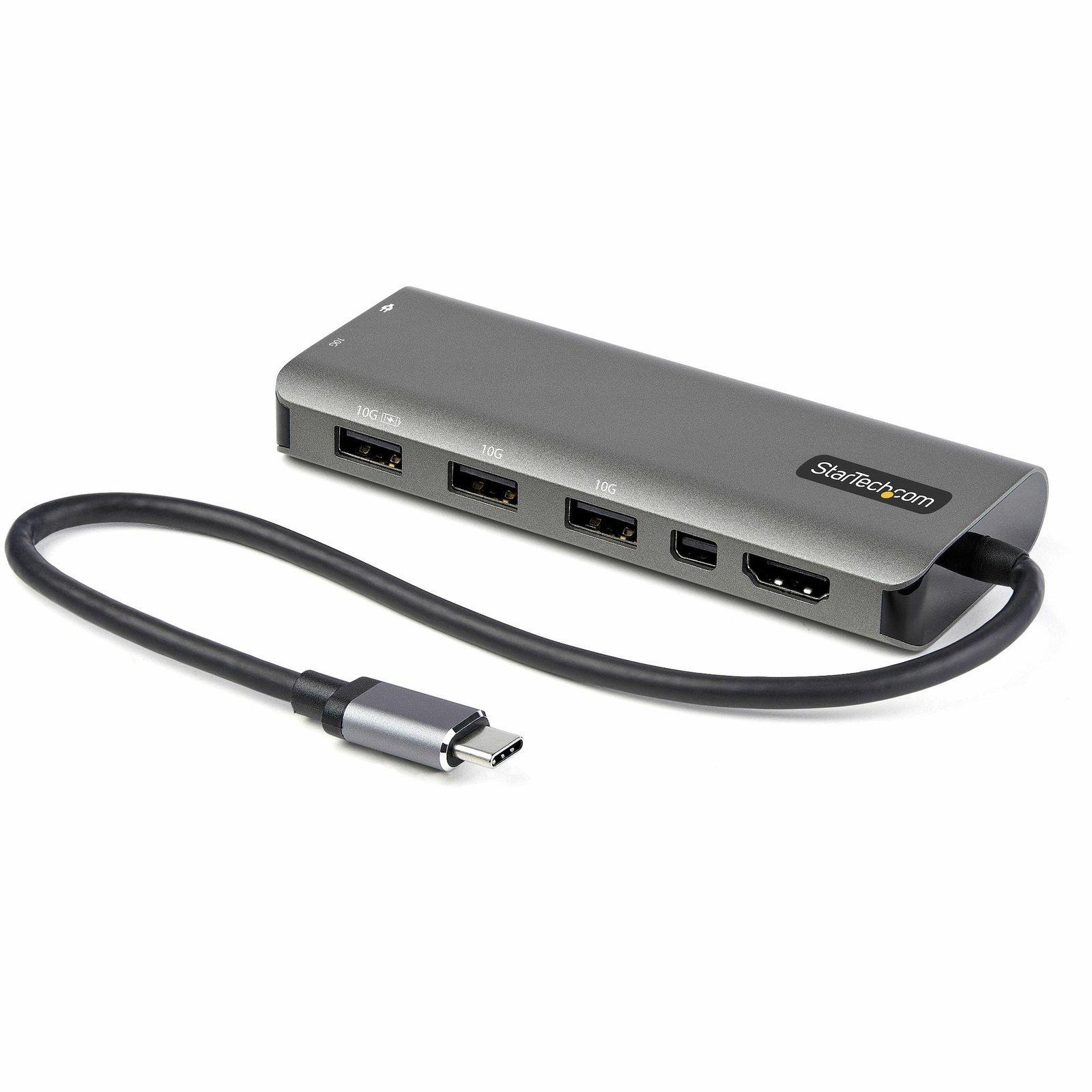 StarTech.com USB C Multiport Adapter - USB-C to HDMI or Mini DisplayPort 4K 60Hz, 100W Power DKT31CMDPHPD