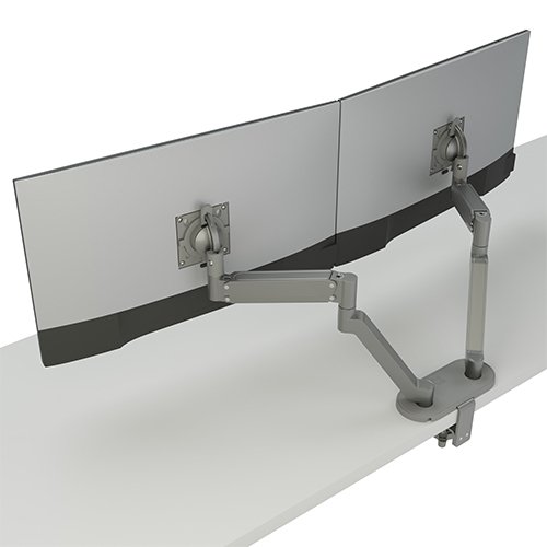 Chief Konc?sTM Monitor Arm Mount, Dual, Silver DMA2S