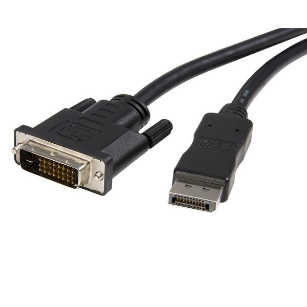 StarTech.com 10ft (3m) DisplayPort to DVI Cable - Adapter 1080p Video - DVI-D Single Link - DP DP2DVIMM10