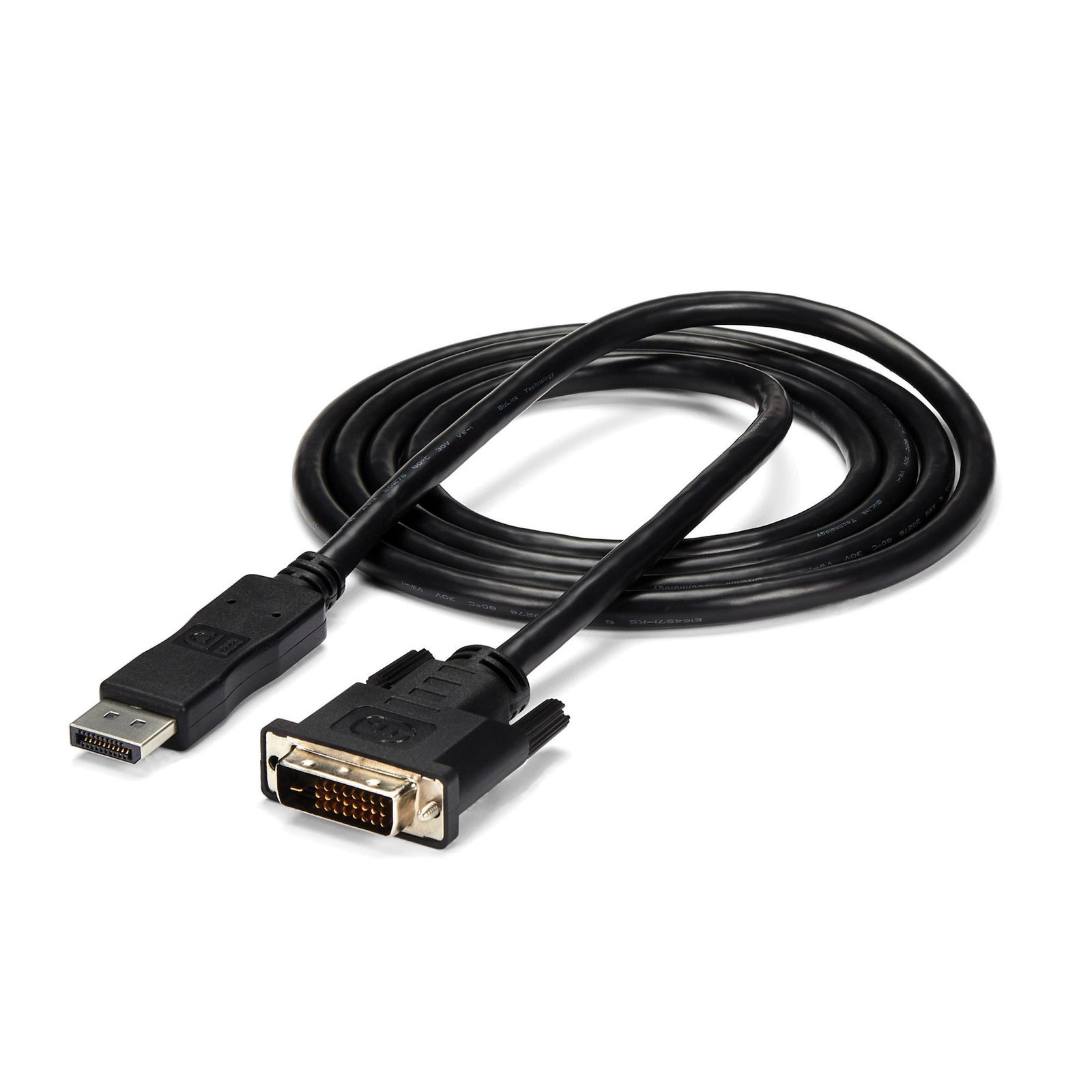 StarTech.com 6ft (1.8m) DisplayPort to DVI Cable, Adapter Passive DP DVI-D Video Converter, 1080p - DP2DVIMM6