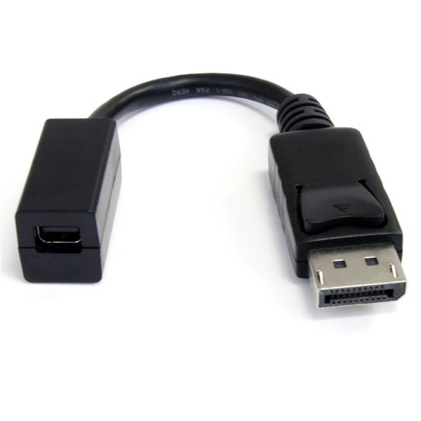 StarTech.com 6in (15cm) DisplayPort to Mini Cable - 4K x 2K UHD Video - Male Female Adapter - DP DP2MDPMF6IN