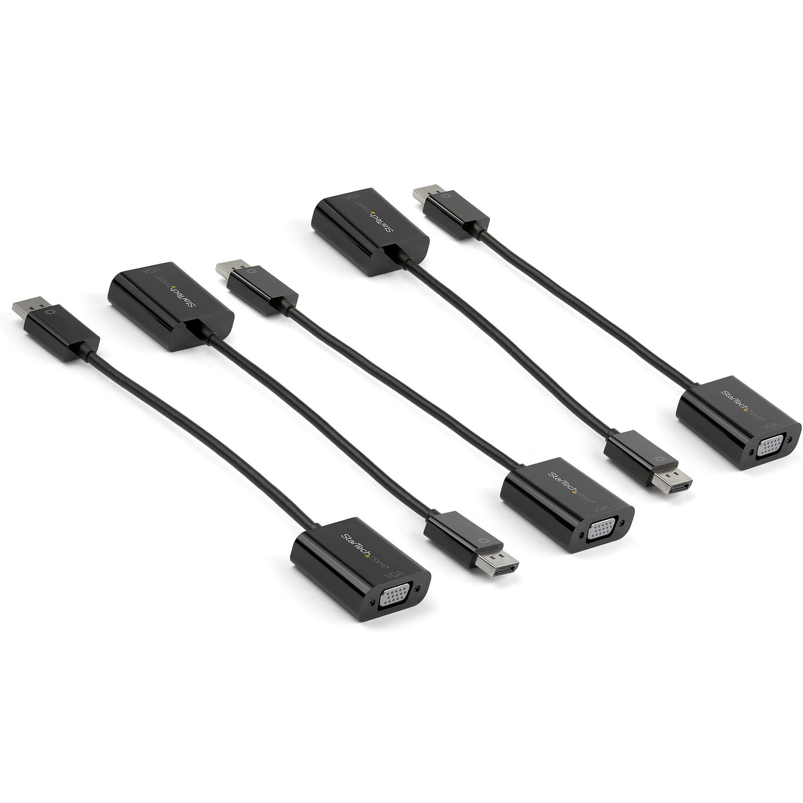 StarTech.com 5-Pack DisplayPort to VGA Adapter - 1.2 Active - Digital DP Analog Video Converter DP2VGA3X5