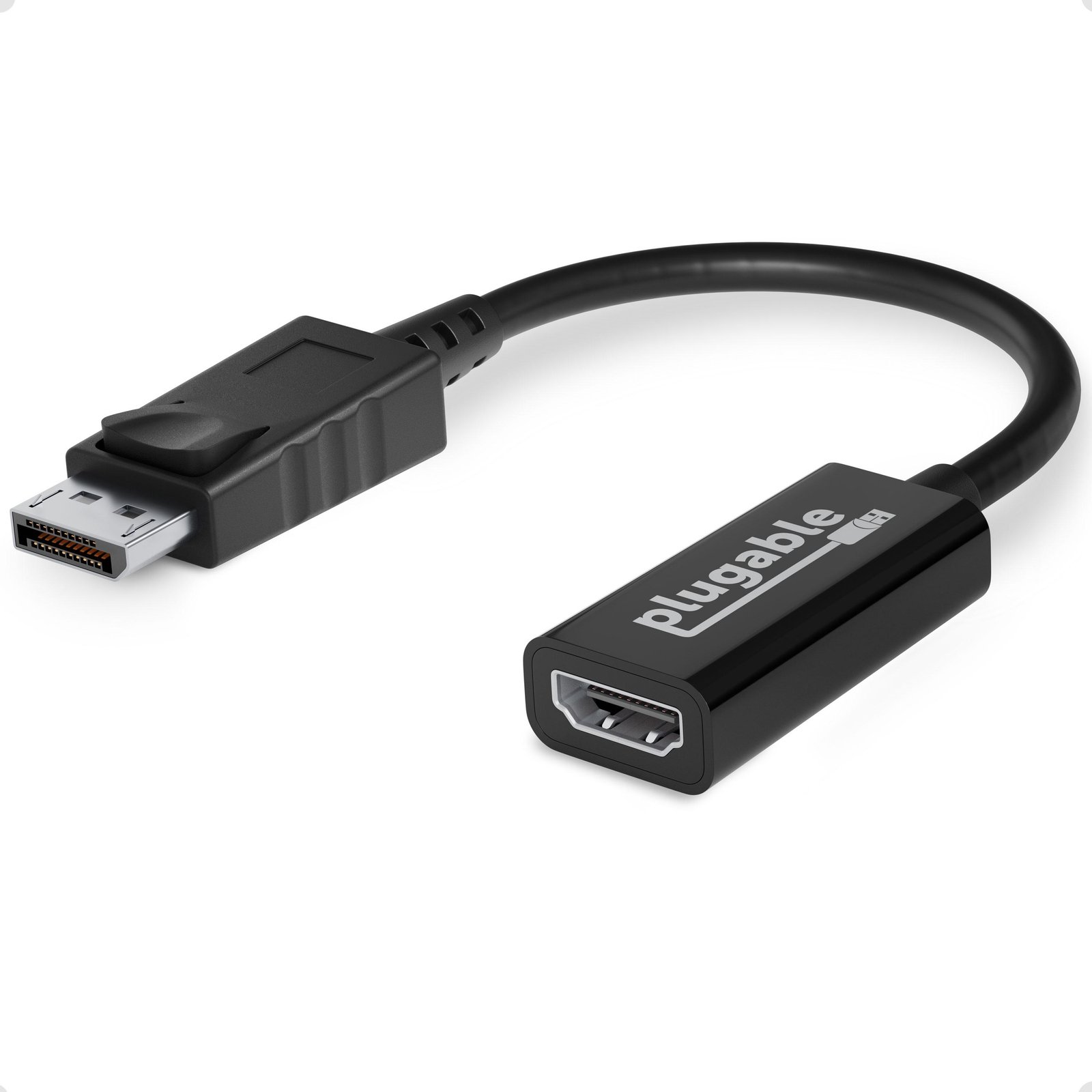 Plugable Technologies Active DisplayPort to HDMI Adapter, Uni-Directional, Driverless, Adapts Any DP-HDMI