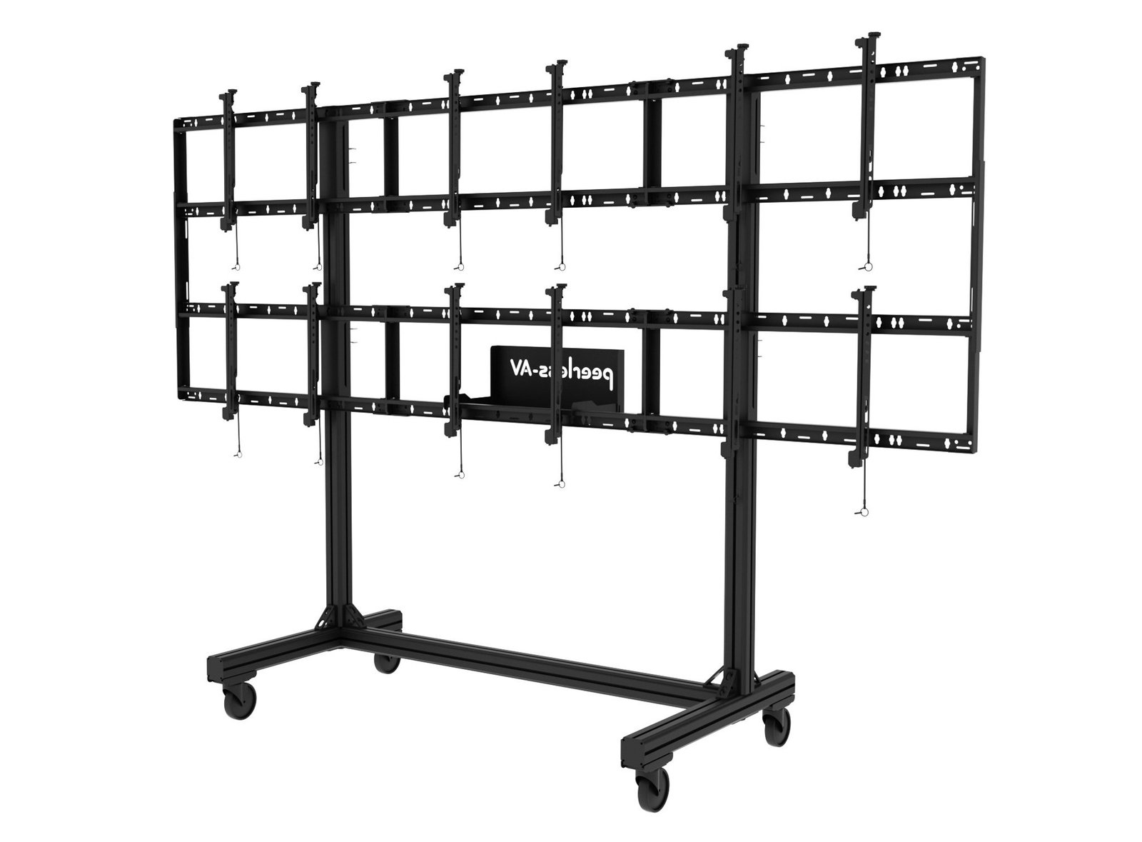 Peerless-AV Peerless - AV DS-C555-3X2 multimedia cart/stand Black Flat panel