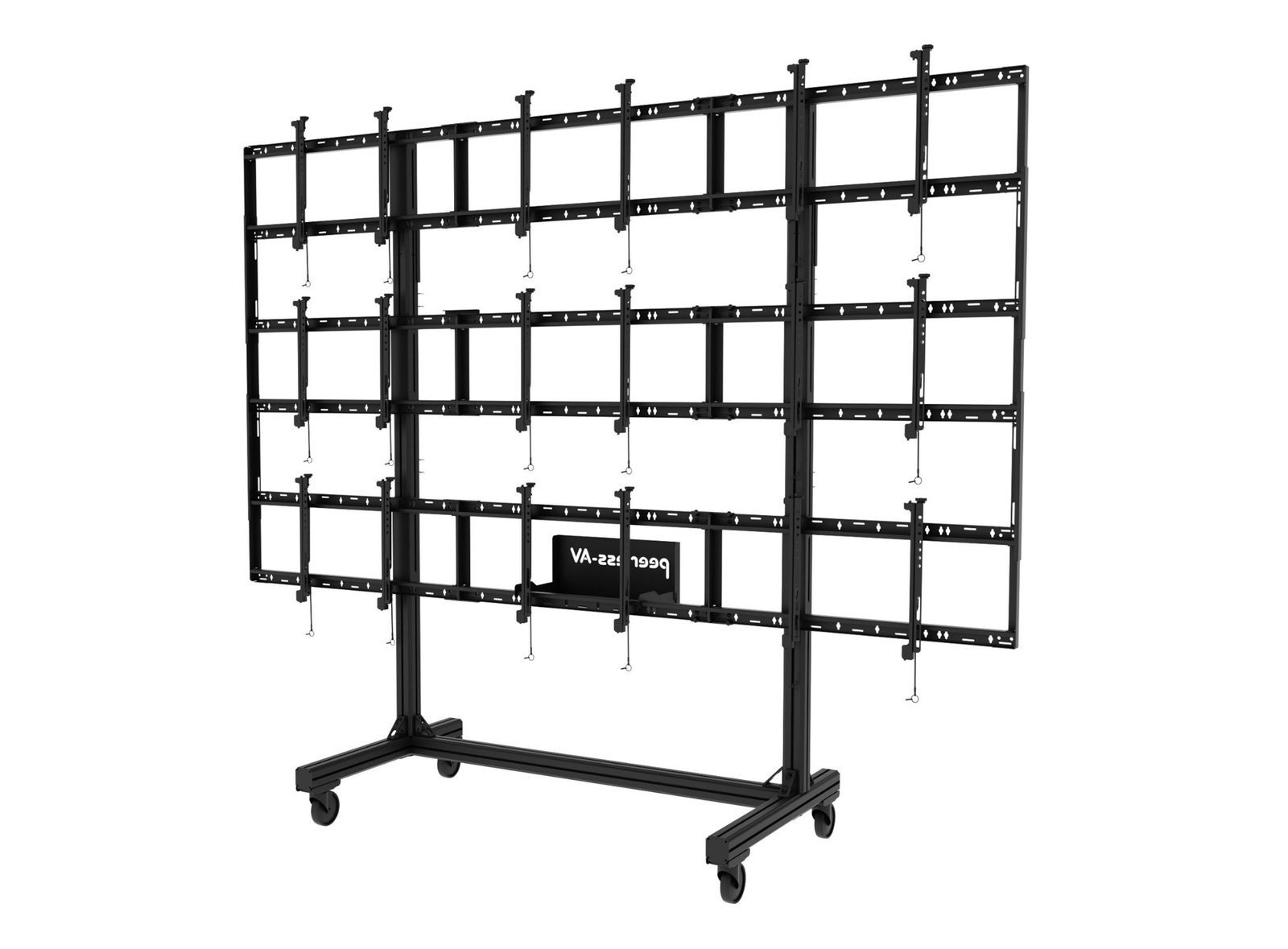 Peerless-AV Peerless - AV DS-C555-3X3 multimedia cart/stand Black Flat panel
