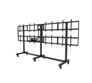 Peerless-AV Peerless - AV DS-C555-4X2 multimedia cart/stand Black Flat panel