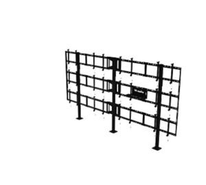 Peerless-AV Peerless - AV DS-S555-4X3 multimedia cart/stand Black stand