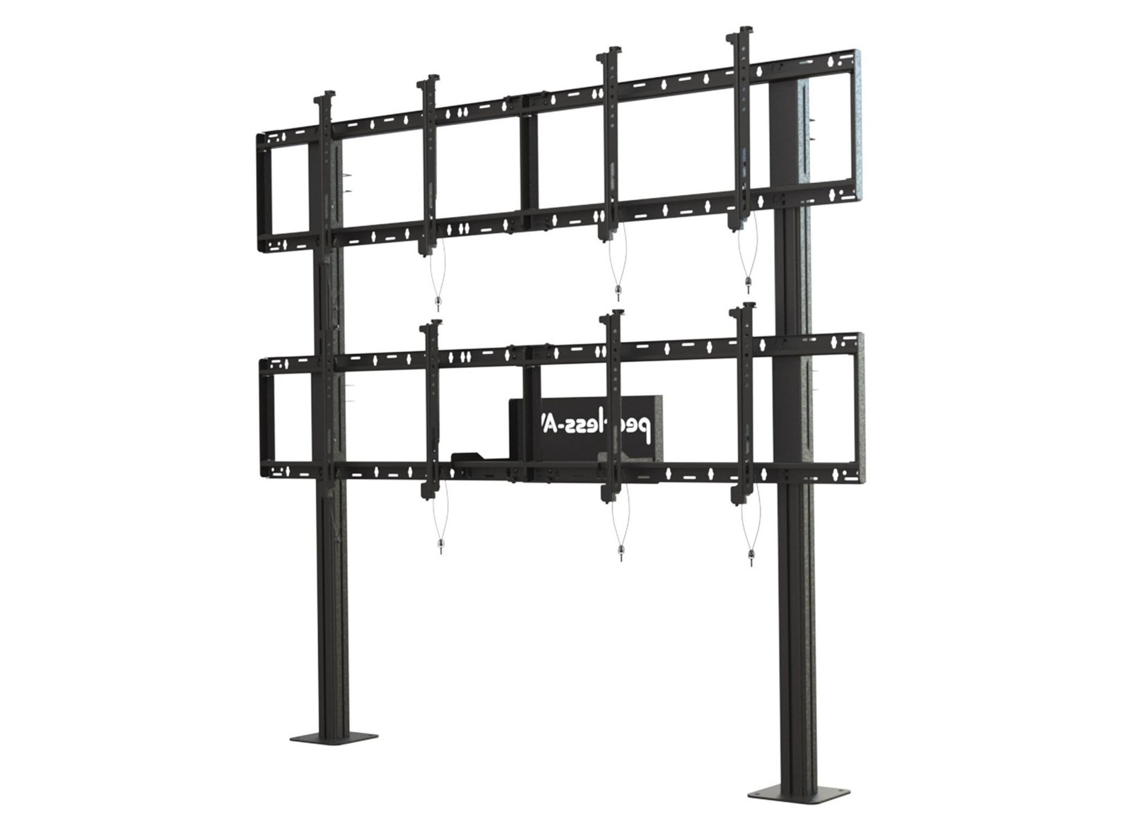 Peerless-AV Peerless - AV DS-S560-2X2 multimedia cart/stand Black stand