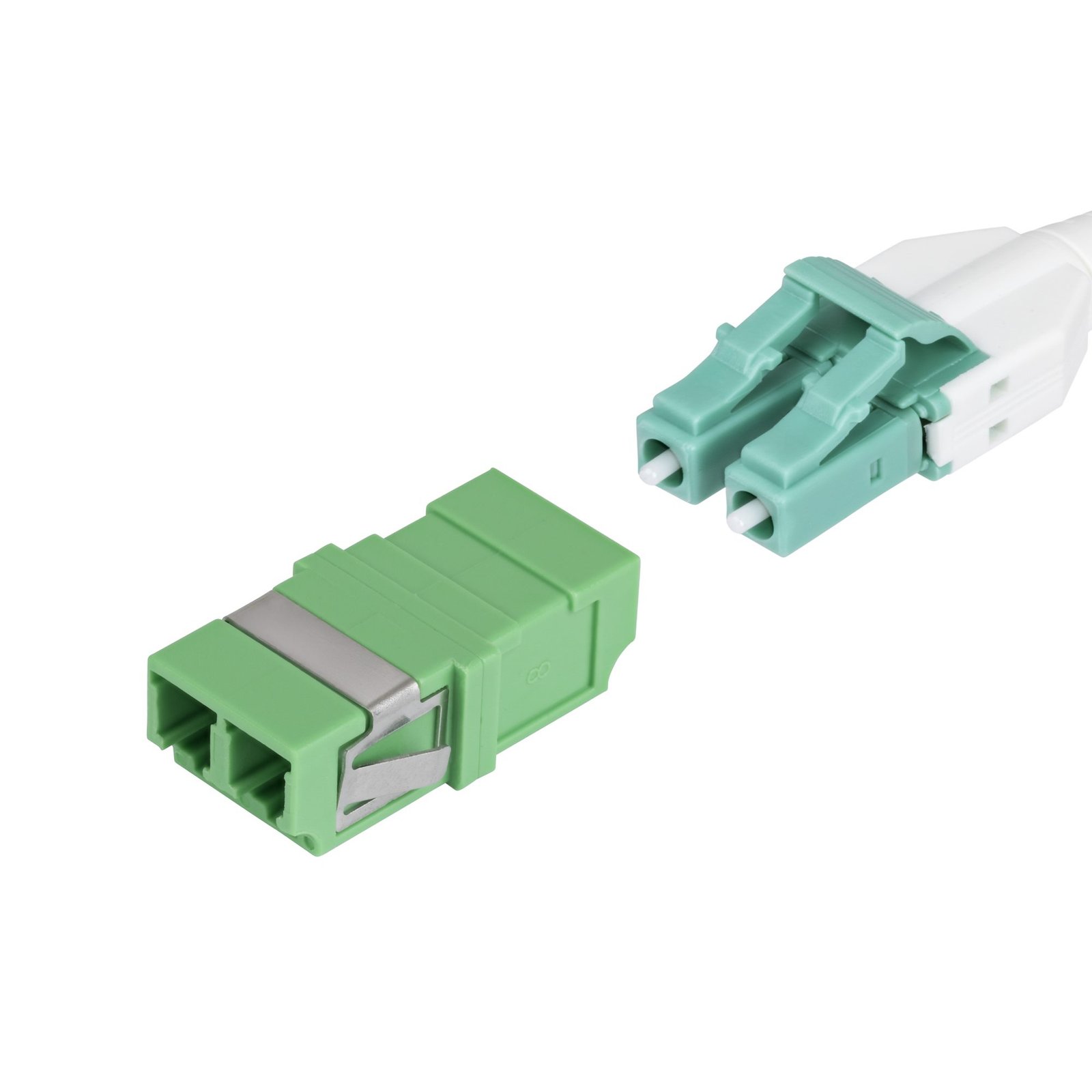 StarTech.com LC to Coupler 10 Pack, OS2 Single Mode SC Footprint Fiber Optic without Flange, LC/APC DUPLEXLCAPCNOF