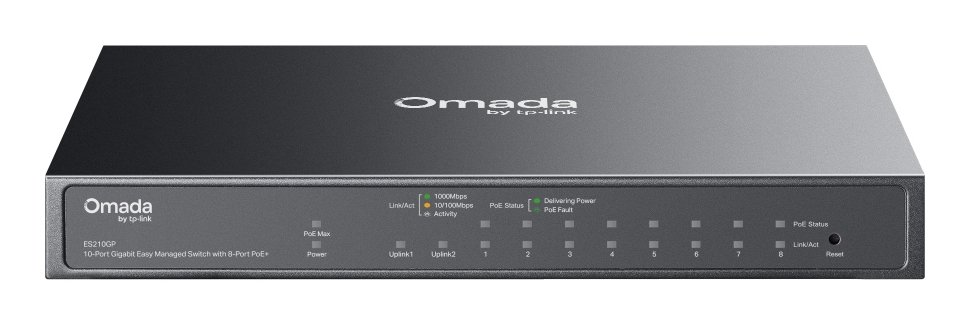 TP-Link Omada ES210GP network switch Managed L2 Gigabit Ethernet (10/100/1000) Power over (PoE) DIN