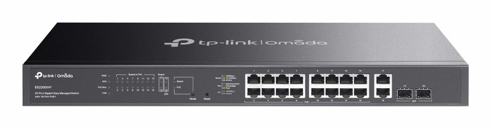 TP-Link Omada ES220GMP network switch Managed L2 Gigabit Ethernet (10/100/1000) Power over (PoE)