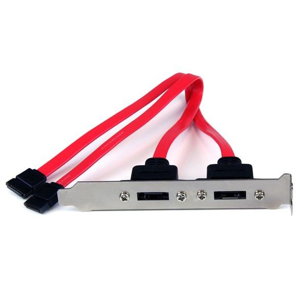 StarTech.com 2 Port SATA to eSATA Slot Plate Bracket ESATAPLATE2