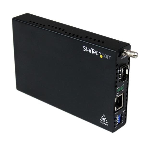 StarTech.com Gigabit Ethernet Fiber Media Converter with Open SFP Slot ET91000SFP2